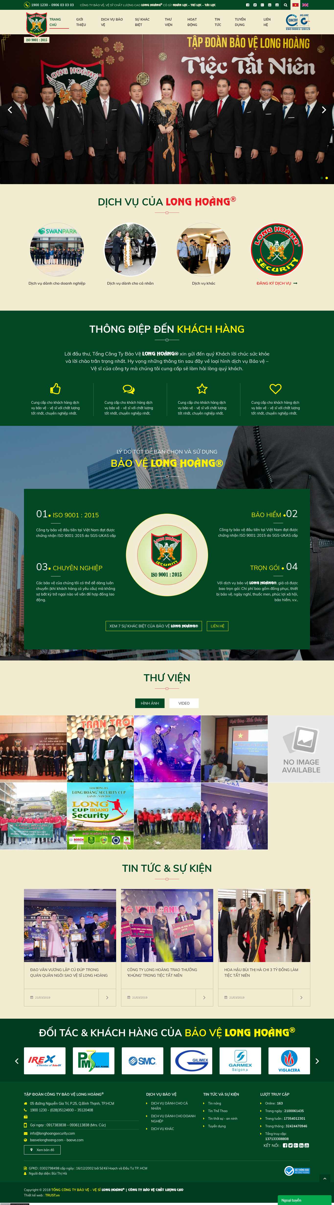 Thiết kế Website bảo vệ - baove.com - VietWebGroup.Vn
