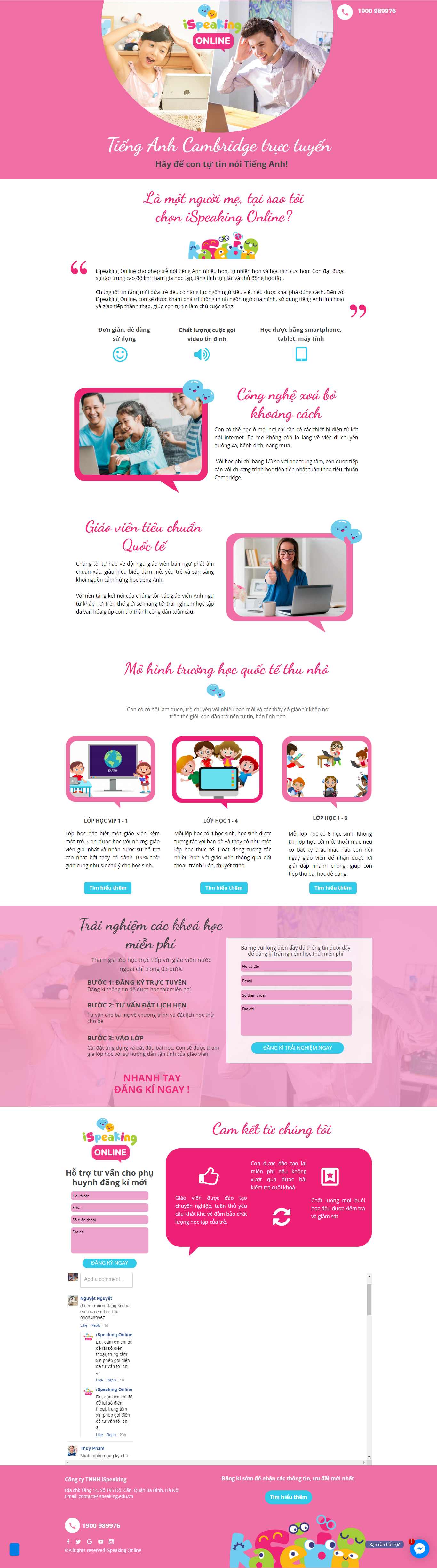 Thiết kế Website học trực tuyến - hoconline.ispeaking.org - VietWebGroup.Vn