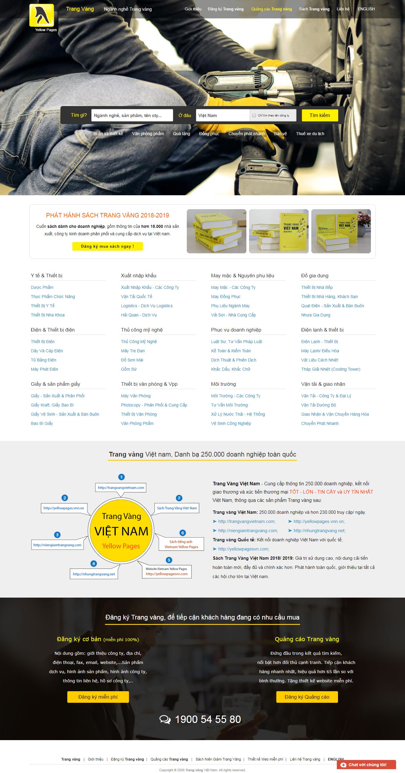 Thiết kế Website trang vàng doanh nghiệp - niengiamtrangvang.com - VietWebGroup.Vn