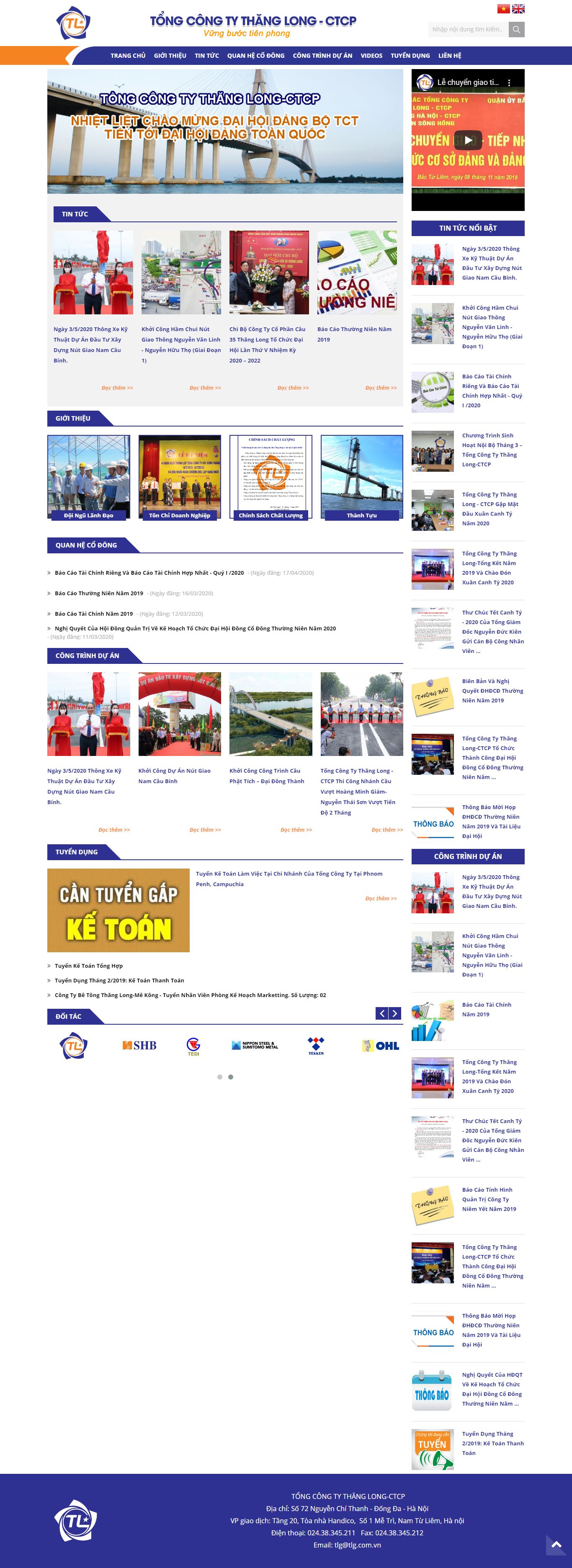 Thiết kế Website trang vàng doanh nghiệp - www.tlg.com.vn - VietWebGroup.Vn