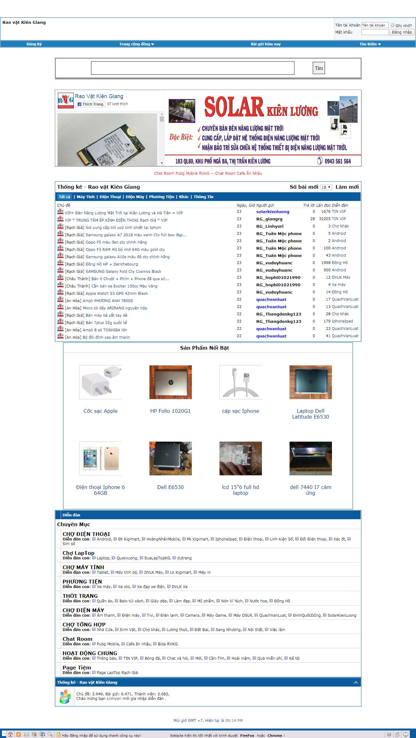 Thiết kế Website rao vặt - raovatkiengiang.com - VietWebGroup.Vn