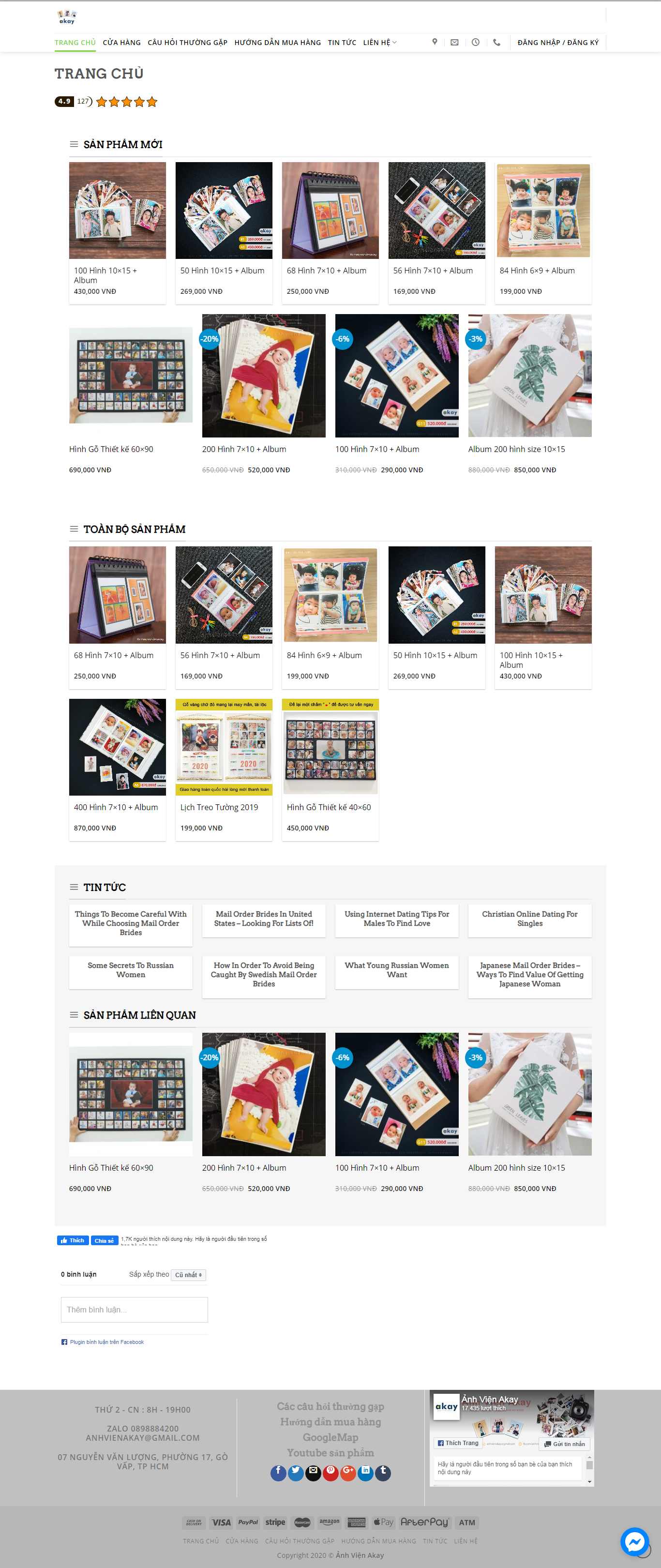 Thiết kế Website ảnh viện - anhvienakay.vn - VietWebGroup.Vn