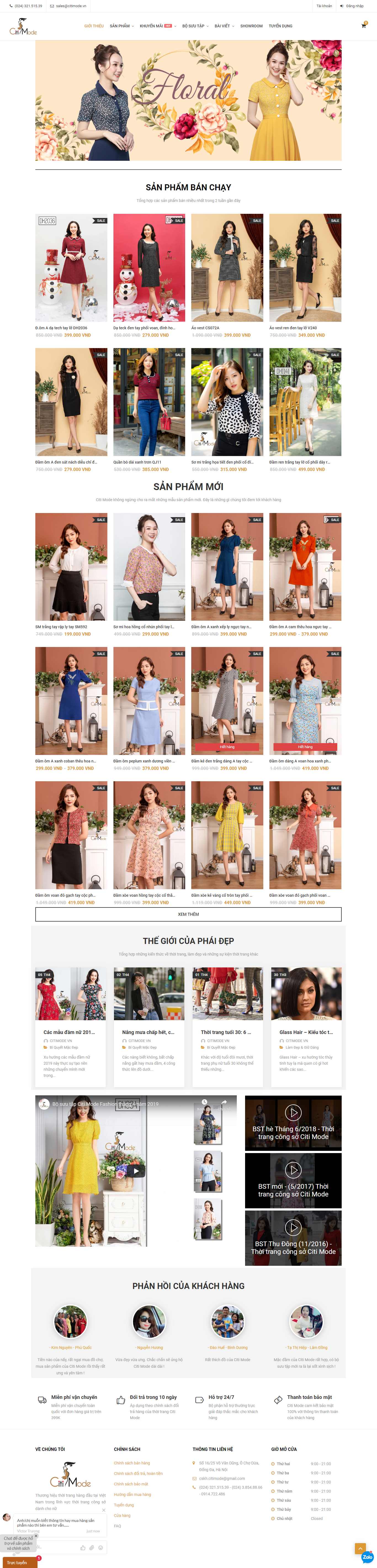 Thiết kế Website thời trang công sở - citimode.vn - VietWebGroup.Vn