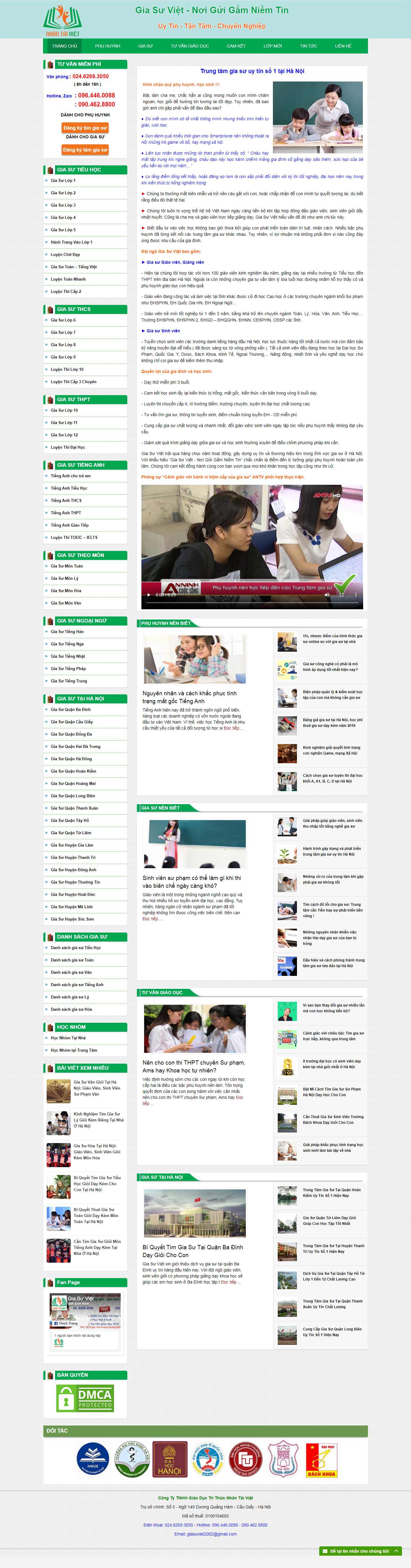 Thiết kế Website gia sư - giasuviet.com.vn - VietWebGroup.Vn