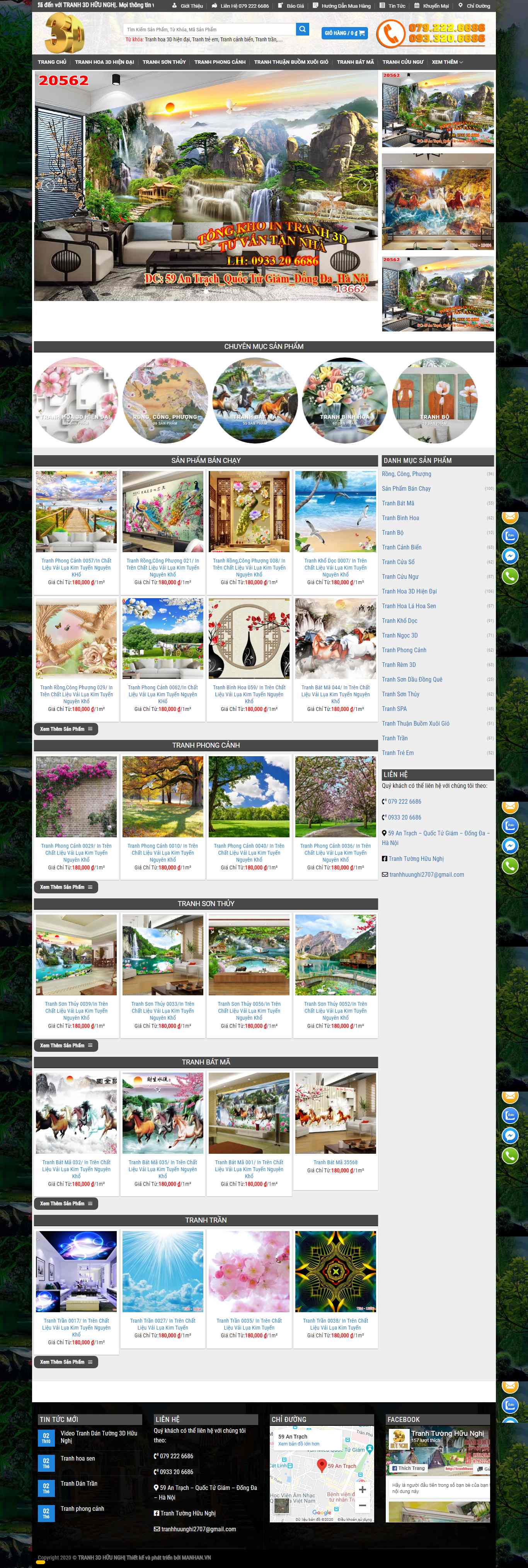 Thiết kế Website tranh dán tường - tongkhotranhdantuong.com - VietWebGroup.Vn
