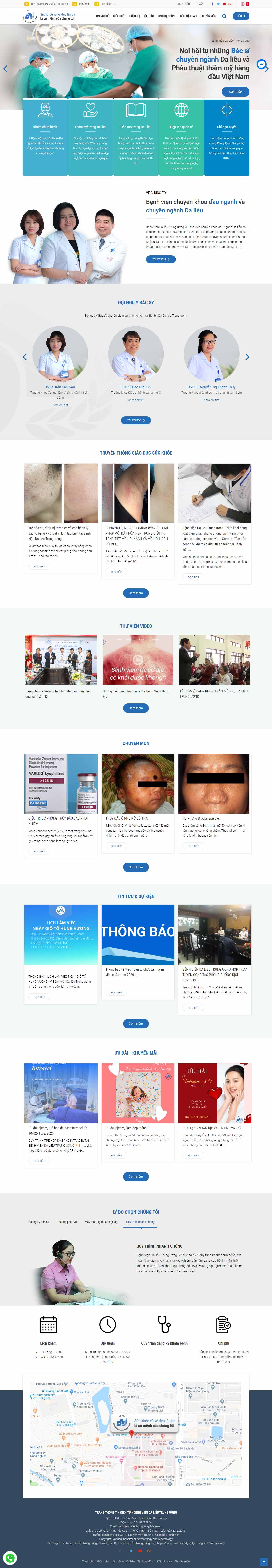 Thiết kế Website bệnh viện - dalieu.vn - VietWebGroup.Vn