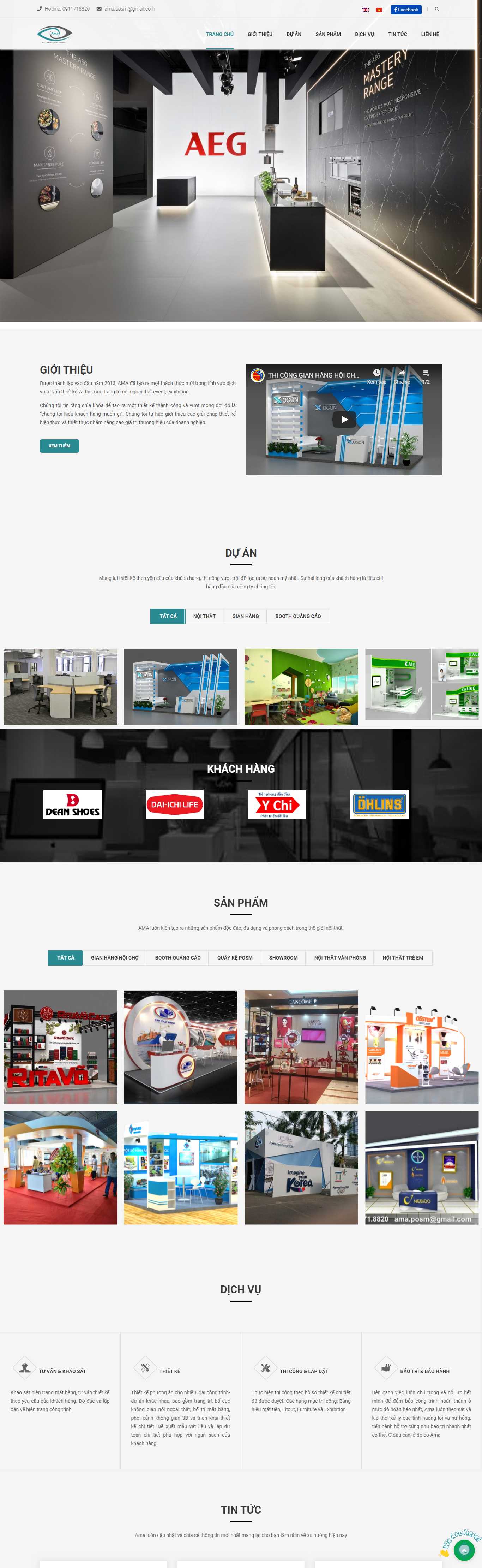 Thiết kế Website gian hàng - gianhanghoicho.vn - VietWebGroup.Vn
