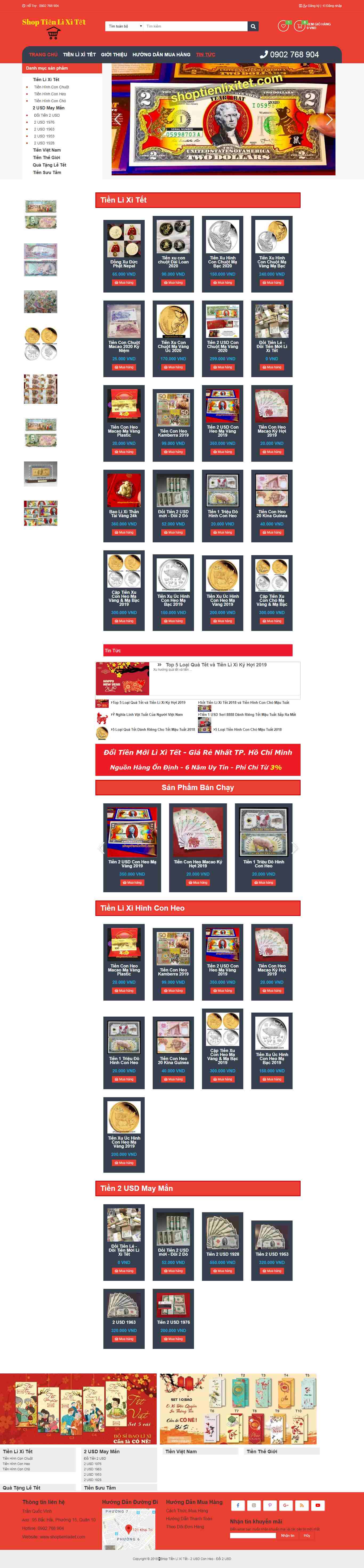 Thiết kế Website đổi tiền lẻ - shoptienlixitet.com - VietWebGroup.Vn