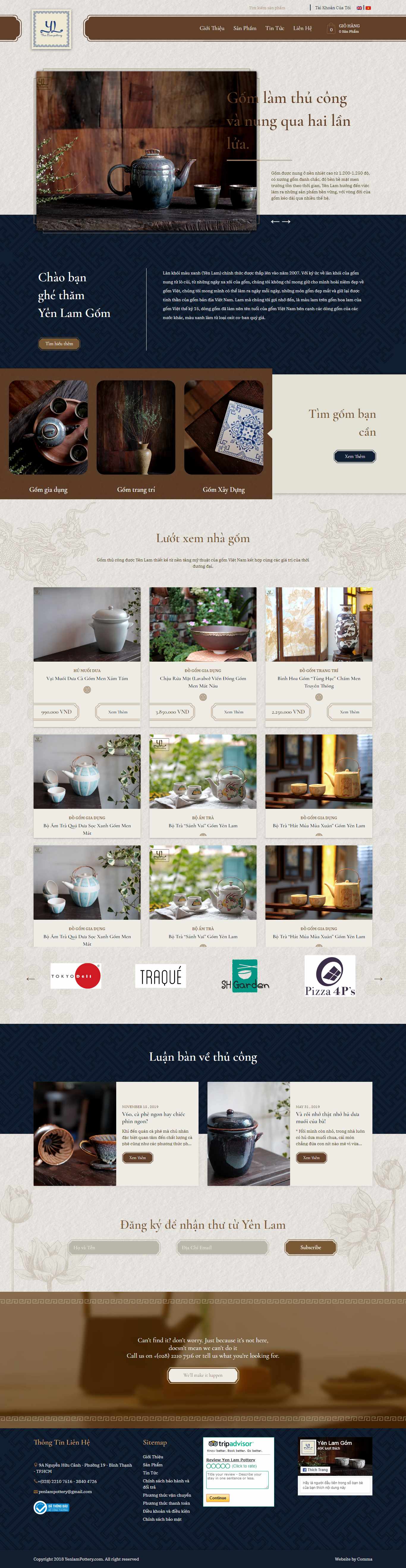 Thiết kế Website gốm sứ - mỹ nghệ - www.gomsuyenlam.vn - VietWebGroup.Vn