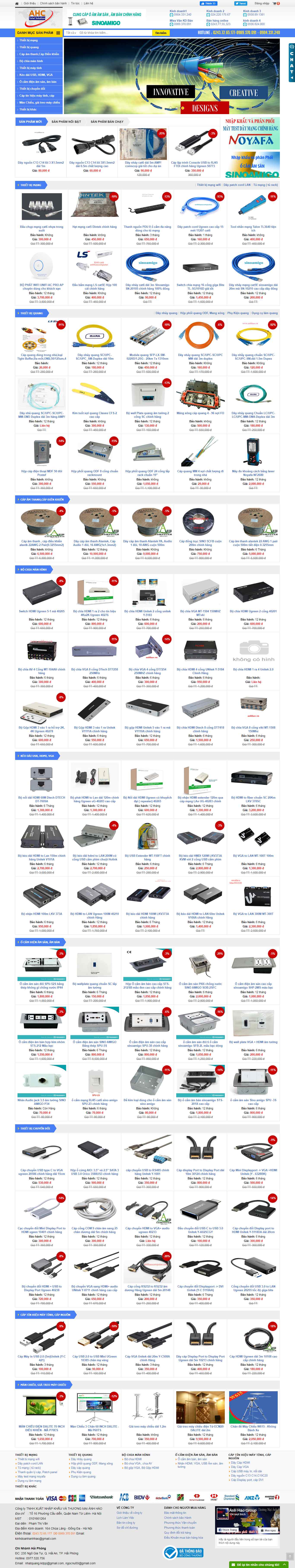 Thiết kế Website thiết bị máy tính - anhhaocomputer.com - VietWebGroup.Vn