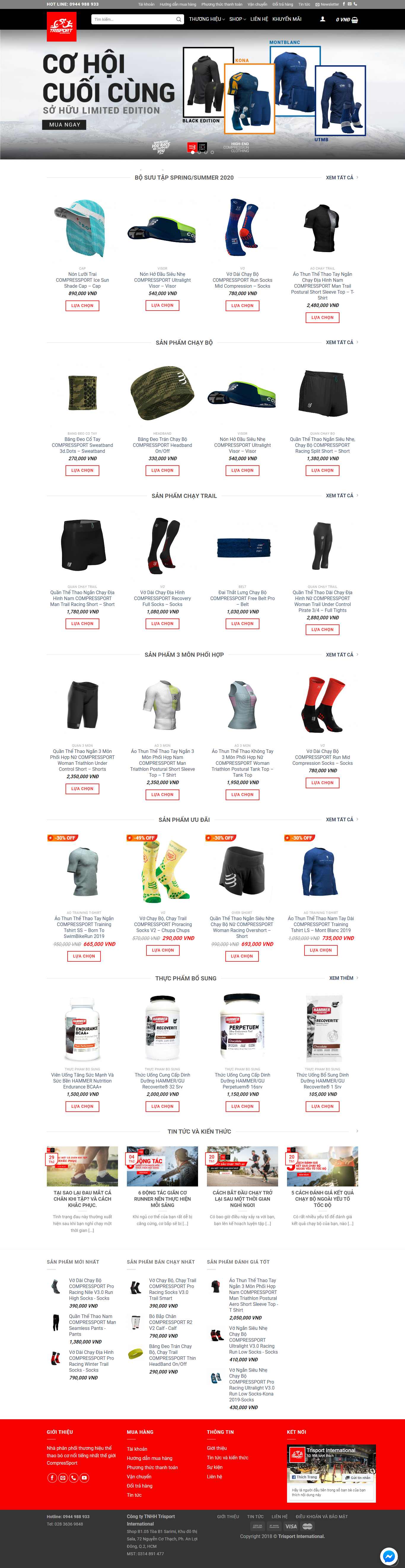 Thiết kế Website phân phối sản phẩm - trisport.vn - VietWebGroup.Vn