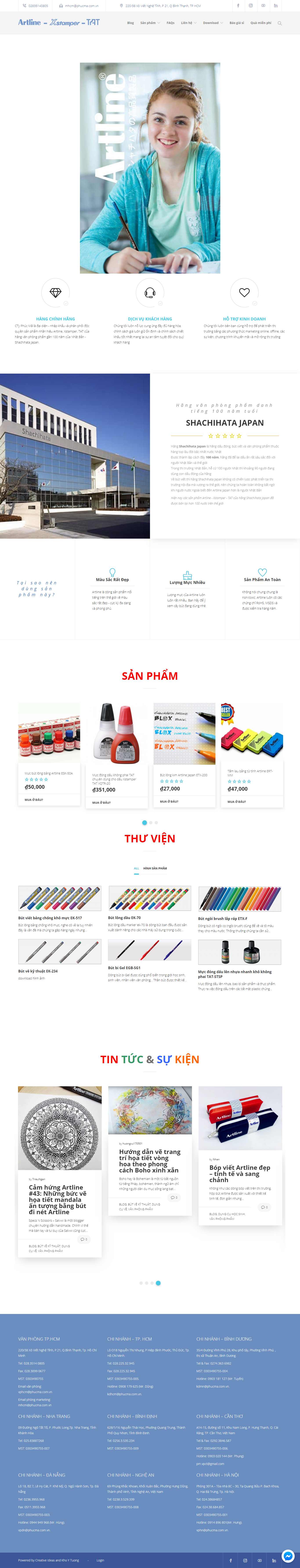 Thiết kế Website phân phối sản phẩm - phucma.com.vn - VietWebGroup.Vn