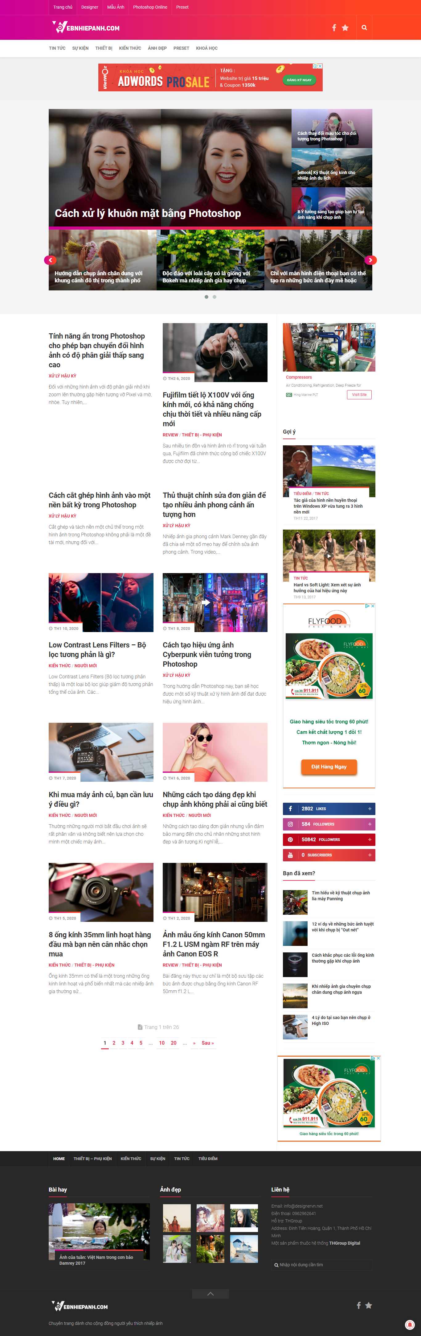 Thiết kế Website nghệ thuật - nhiếp ảnh - webnhiepanh.com - VietWebGroup.Vn