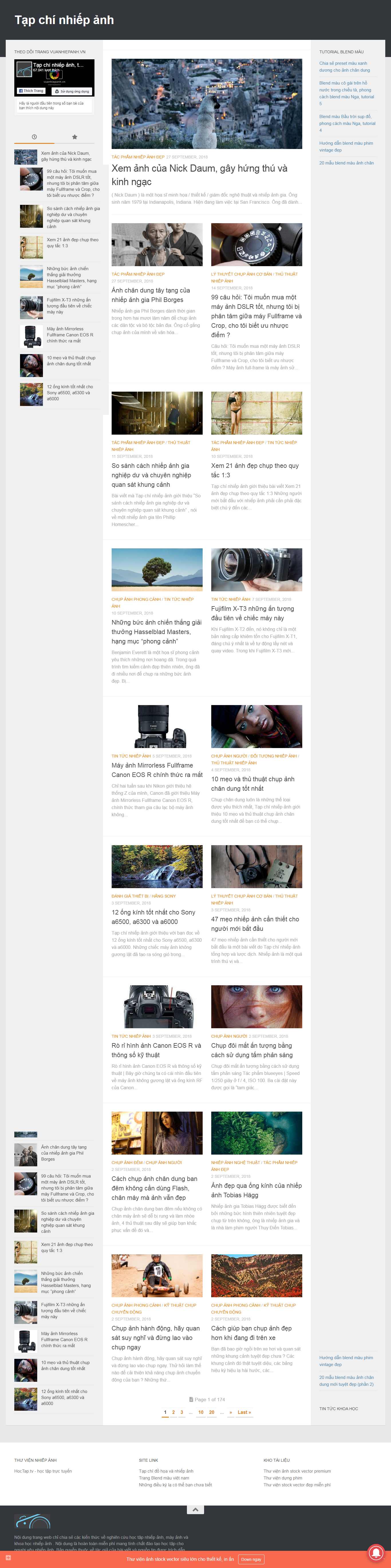 Thiết kế Website nghệ thuật - nhiếp ảnh - vuanhiepanh.vn - VietWebGroup.Vn