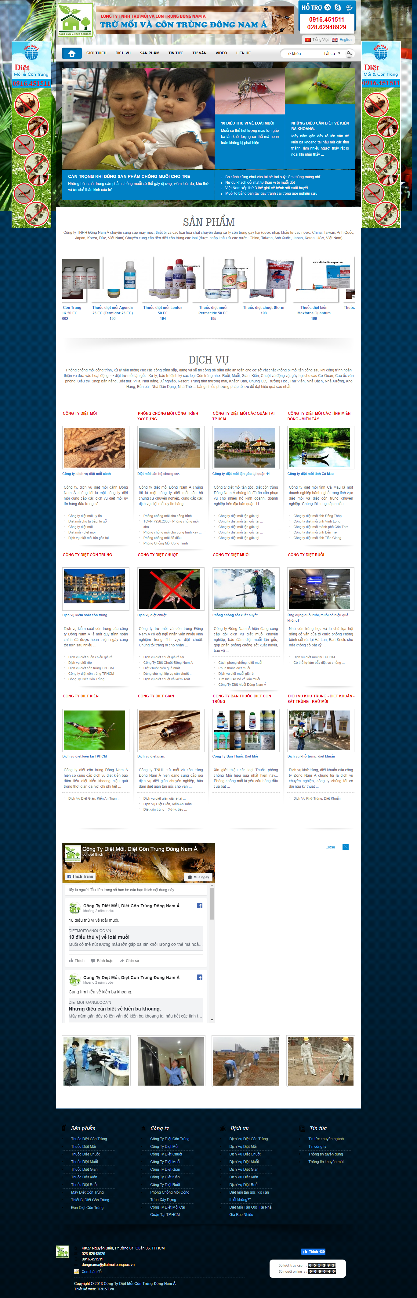 Thiết kế Website dịch vụ diệt mối - dietmoitoanquoc.vn - VietWebGroup.Vn