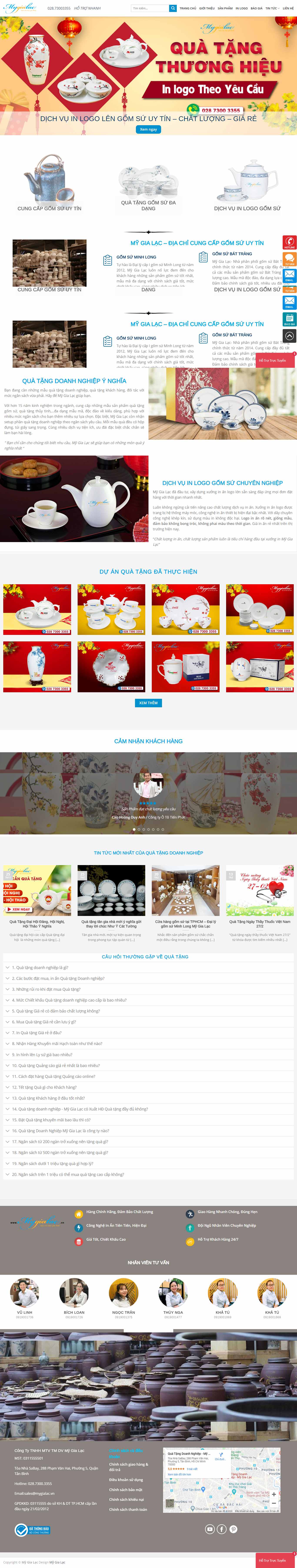 Thiết kế Website quà tặng doanh nghiệp - quatang-doanhnghiep.vn - VietWebGroup.Vn