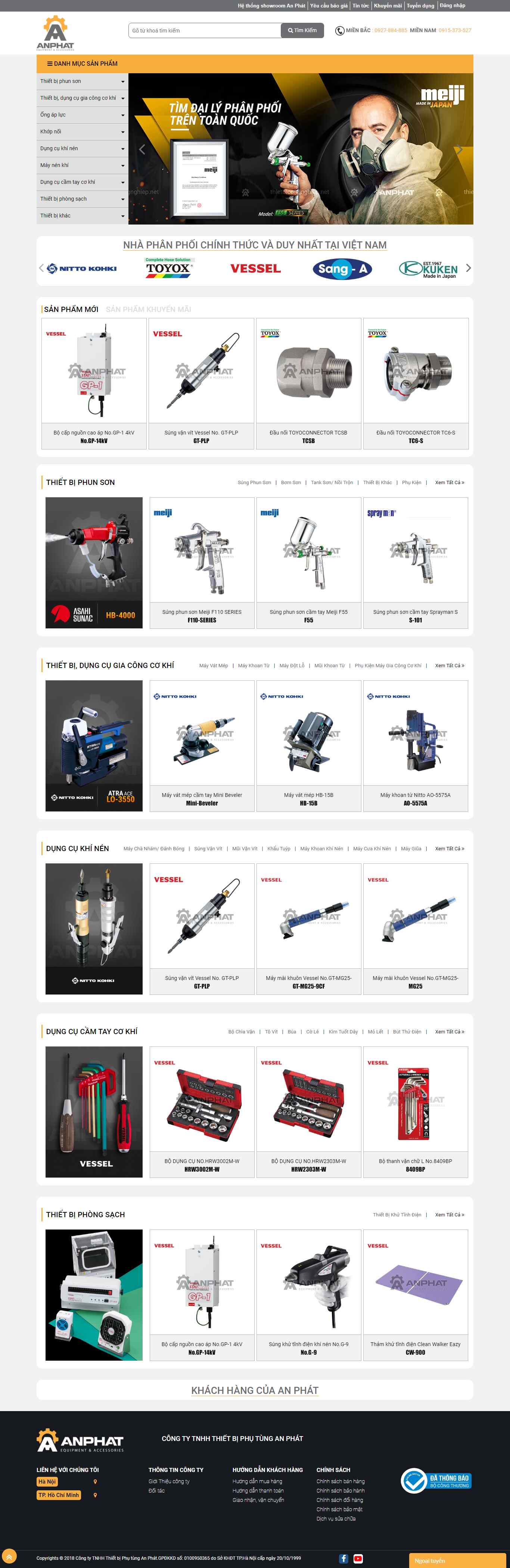 Thiết kế Website thiết bị công nghiệp - thietbicongnghiep.net - VietWebGroup.Vn