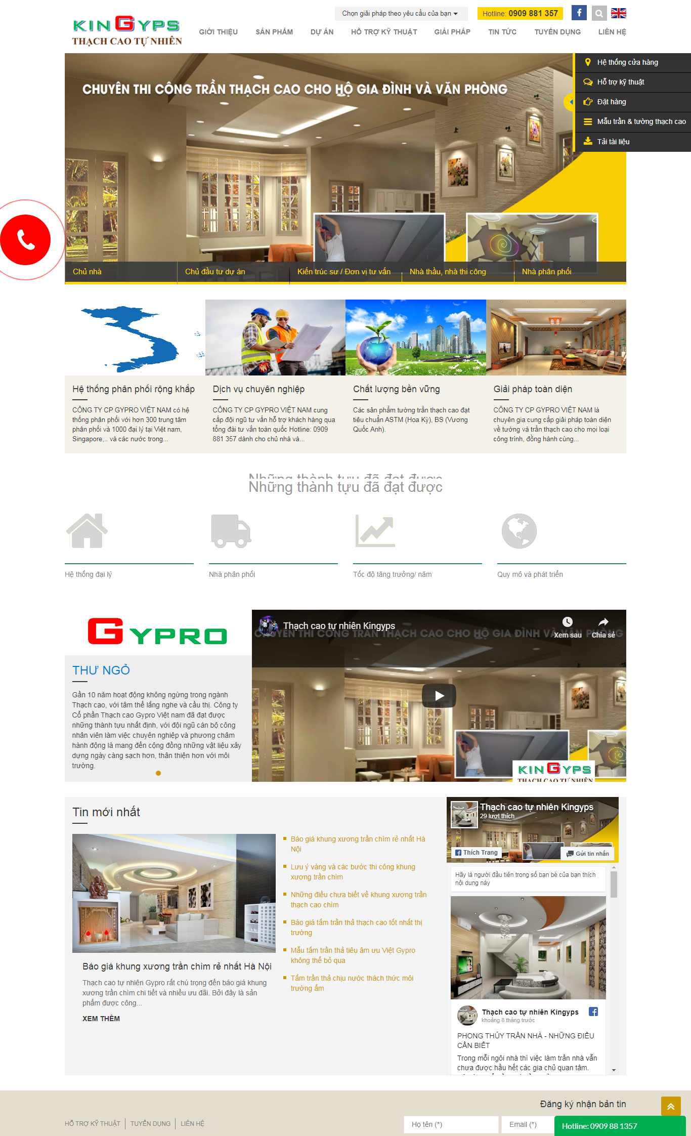 Thiết kế Website thạch cao tự nhiên - thachcaotunhien.com - VietWebGroup.Vn