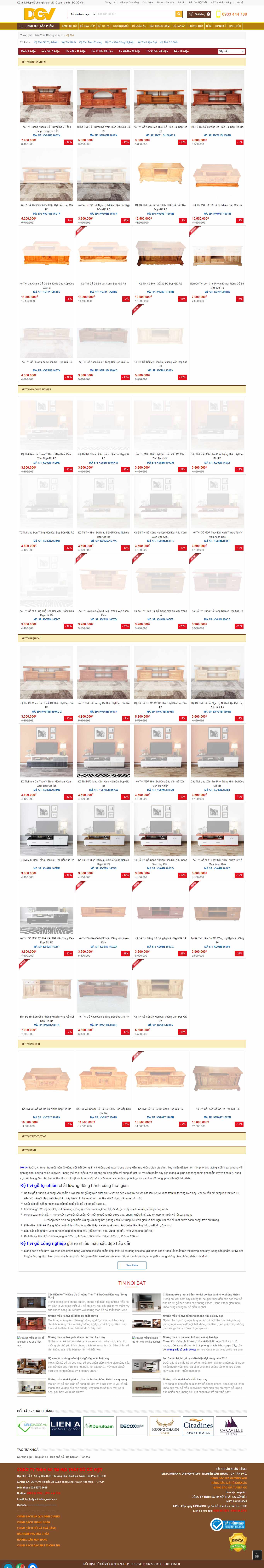 Thiết kế Website web đồ gỗ cao cấp - noithatdogovietcom
