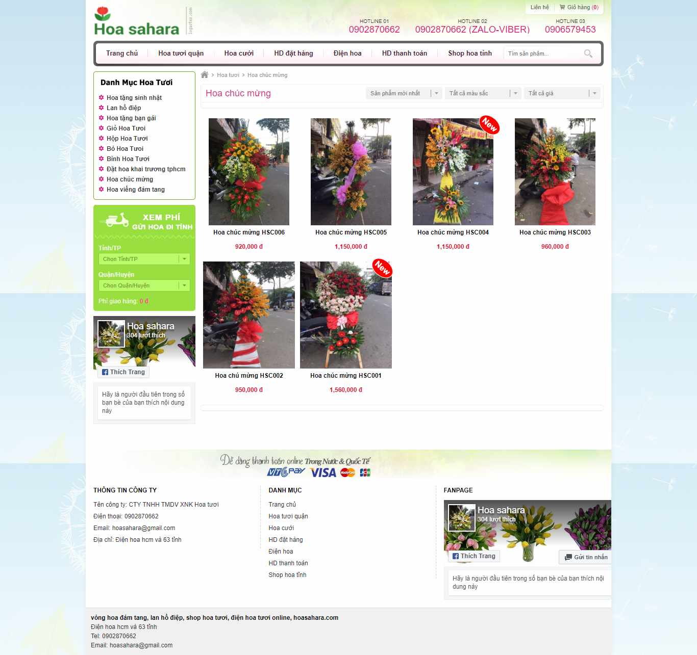 Thiết kế Website web huyện ba vì - hoasaharacom