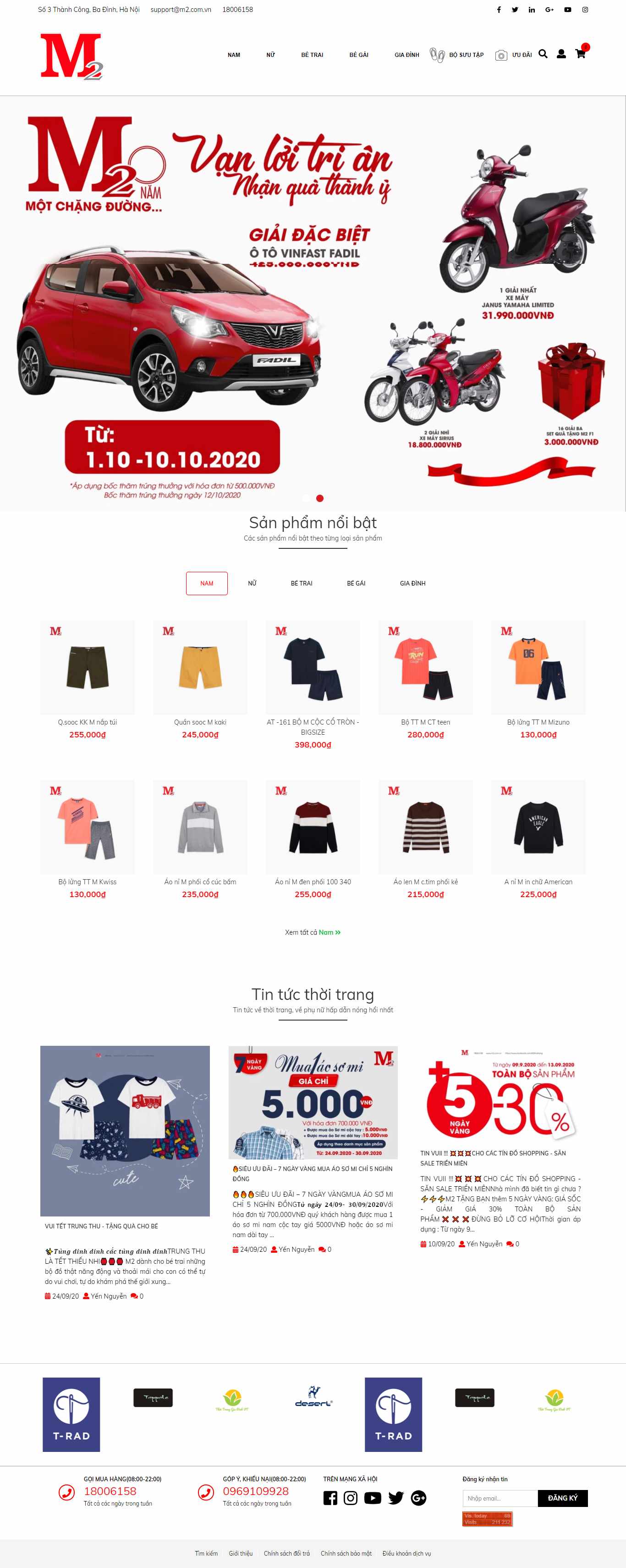 Thiết kế Website web quận ba đình - m2comvn