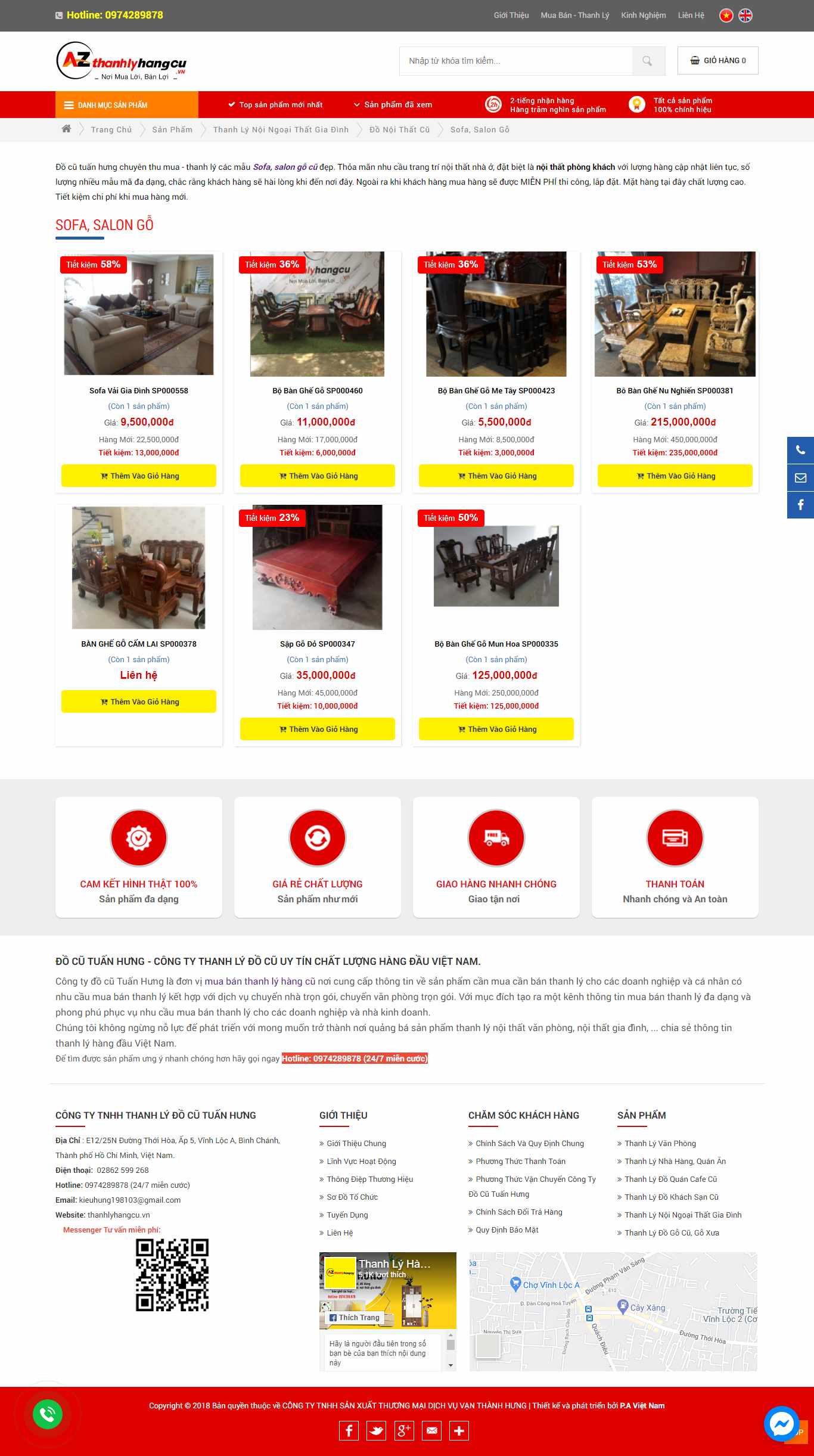 Thiết kế Website web đồ cổ - thanhlyhangcuvn