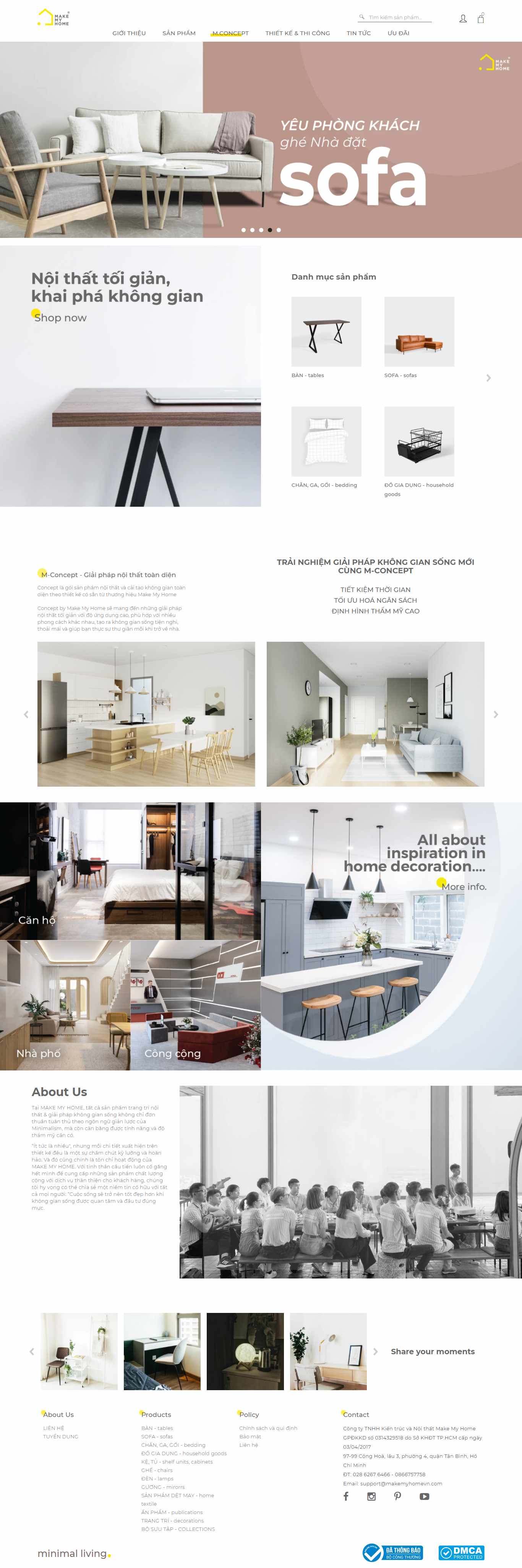 Thiết kế Website web đồ cổ - makemyhomevncom