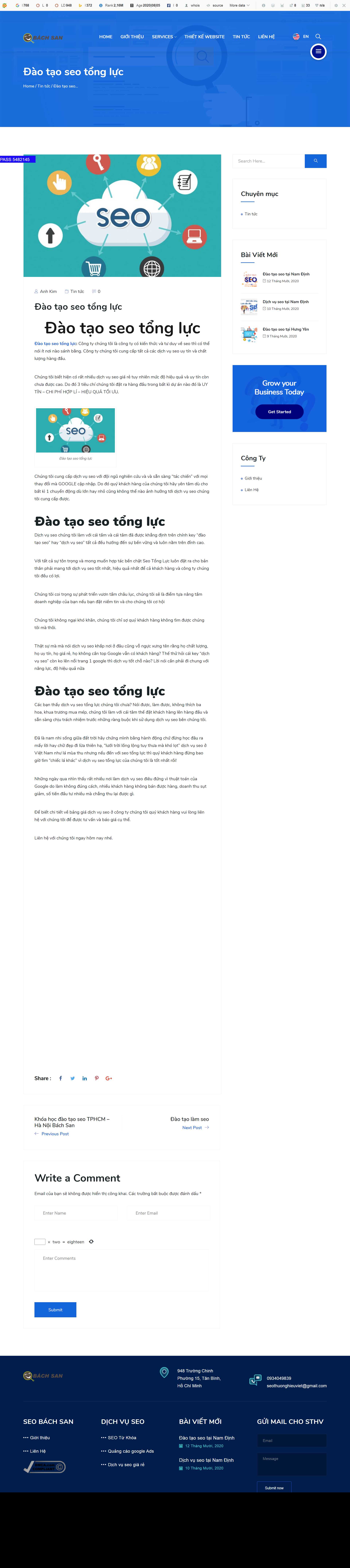 Thiết kế Website web seo tổng lực - seothuonghieuvietcom