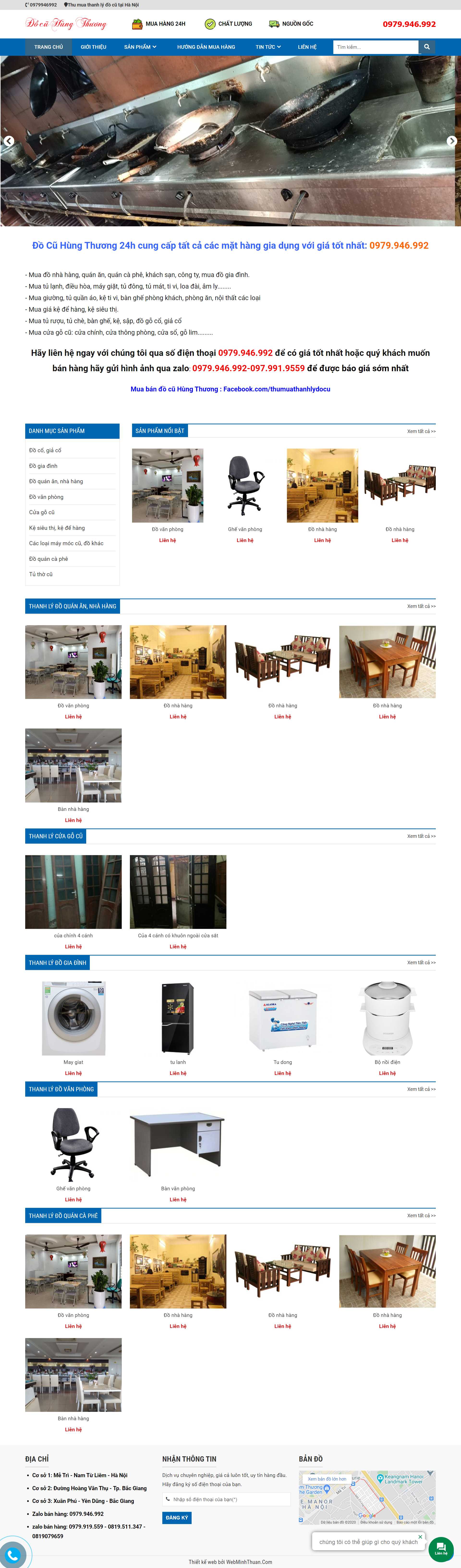 Thiết kế Website web bán đồ cũ - docuhungthuongcom