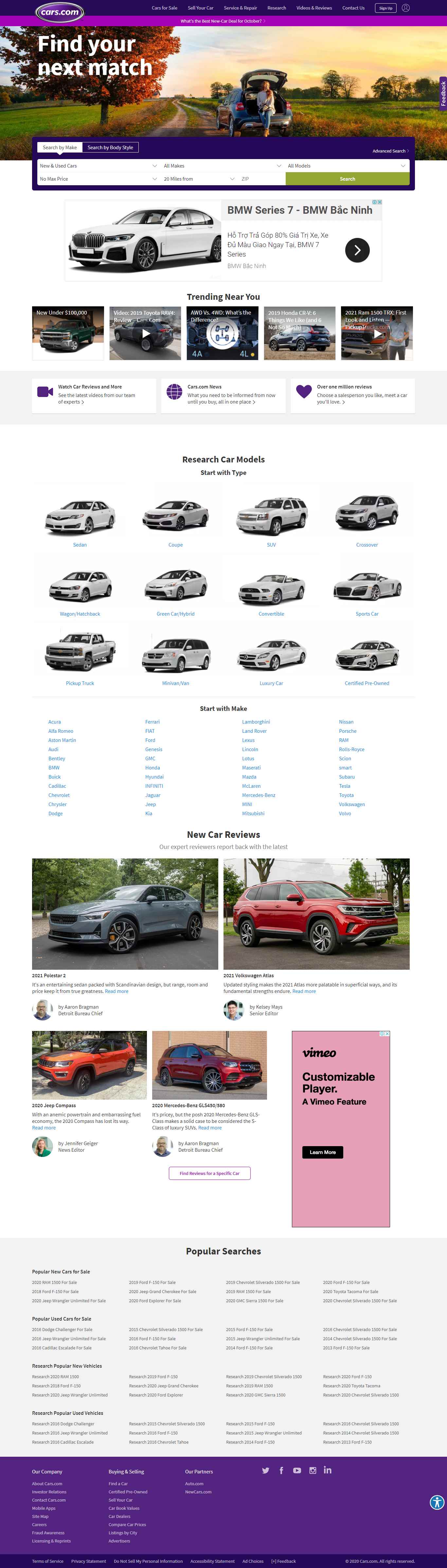 Thiết kế Website web chuyên nghiệp - wwwcarscom