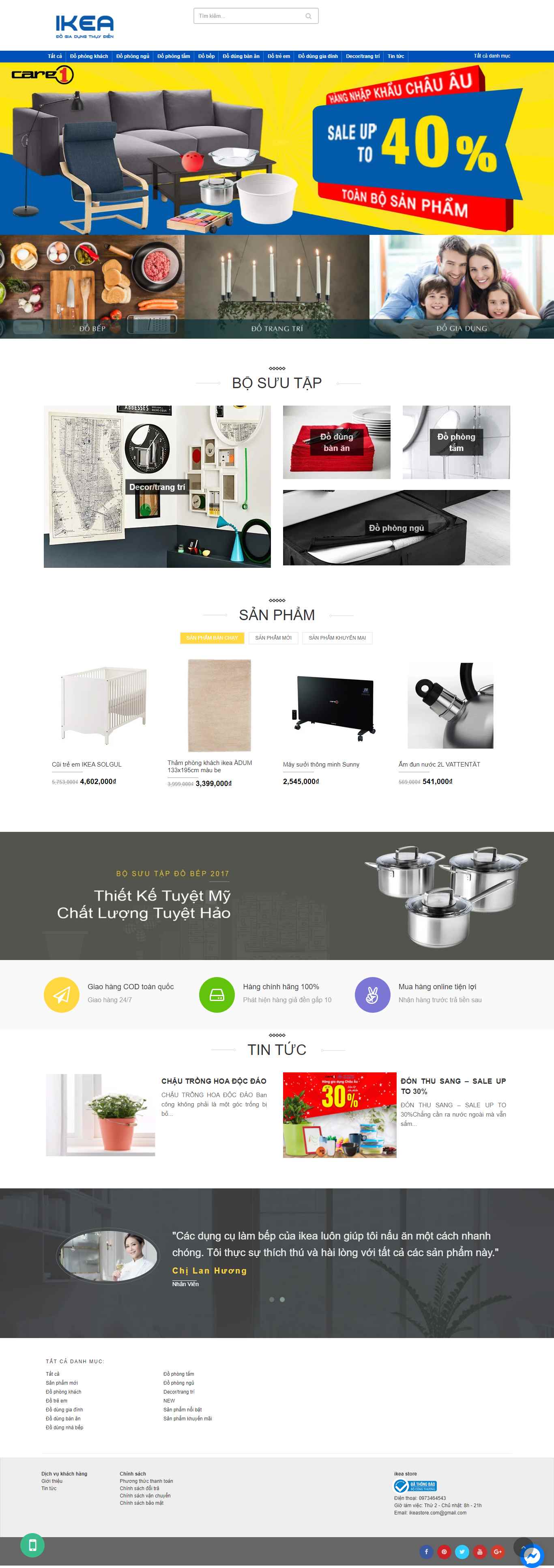 Thiết kế Website web gia đình - ikeastorecomvn