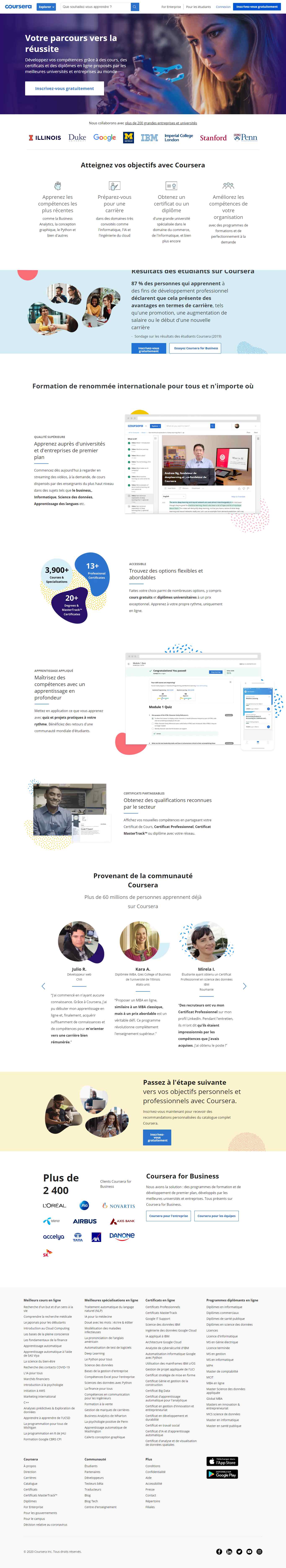 Thiết kế Website web giáo dục - wwwcourseraorg