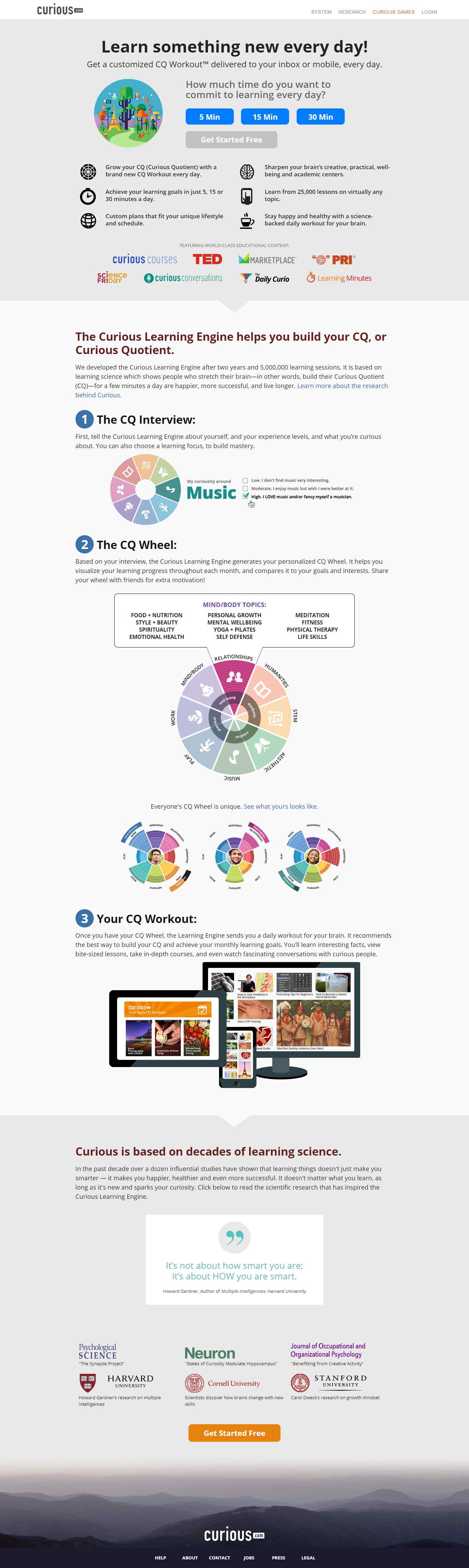 Thiết kế Website web giáo dục - curiouscom
