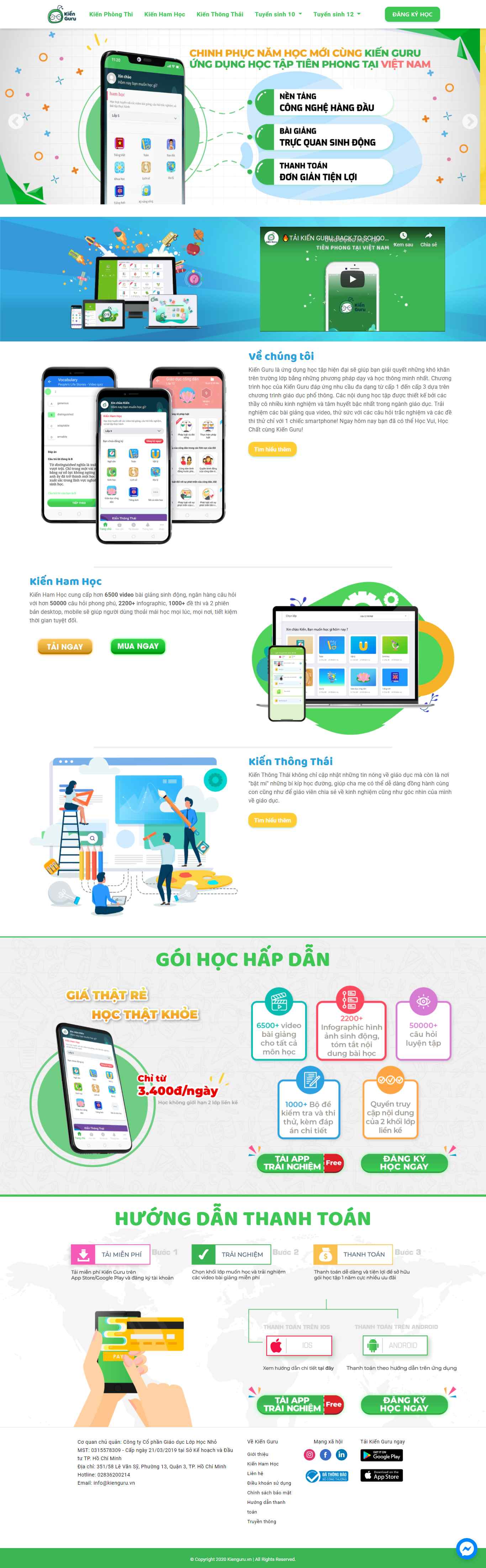 Thiết kế Website web hóa học - wwwkienguruvn