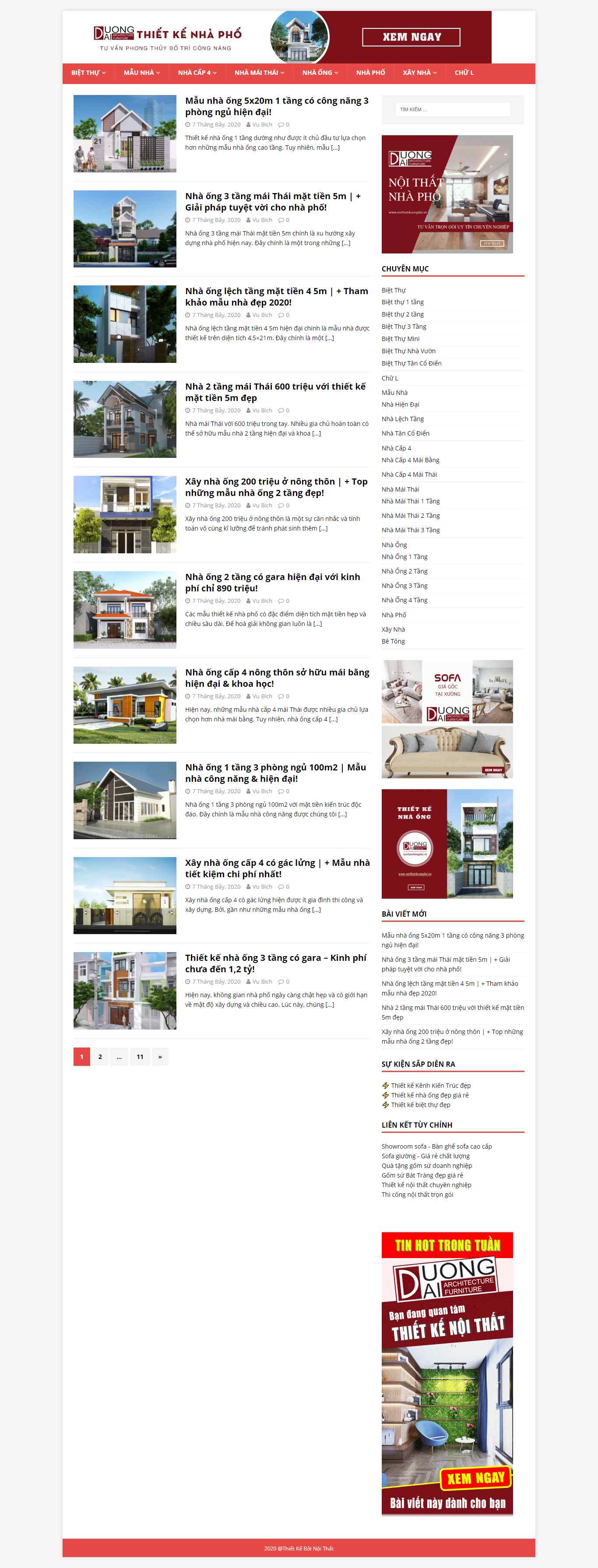 Thiết kế Website web nhà vườn - kenhkientrucnet