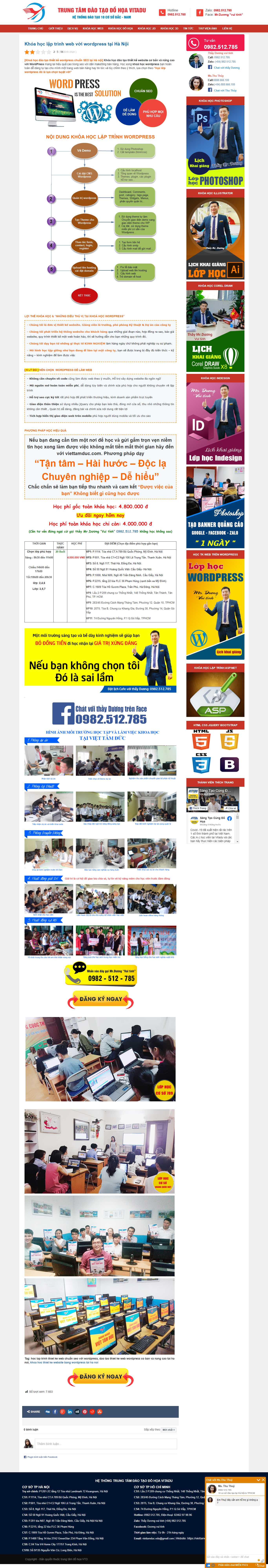 Thiết kế Website web sàn thương mại điện tử - viettamduccom