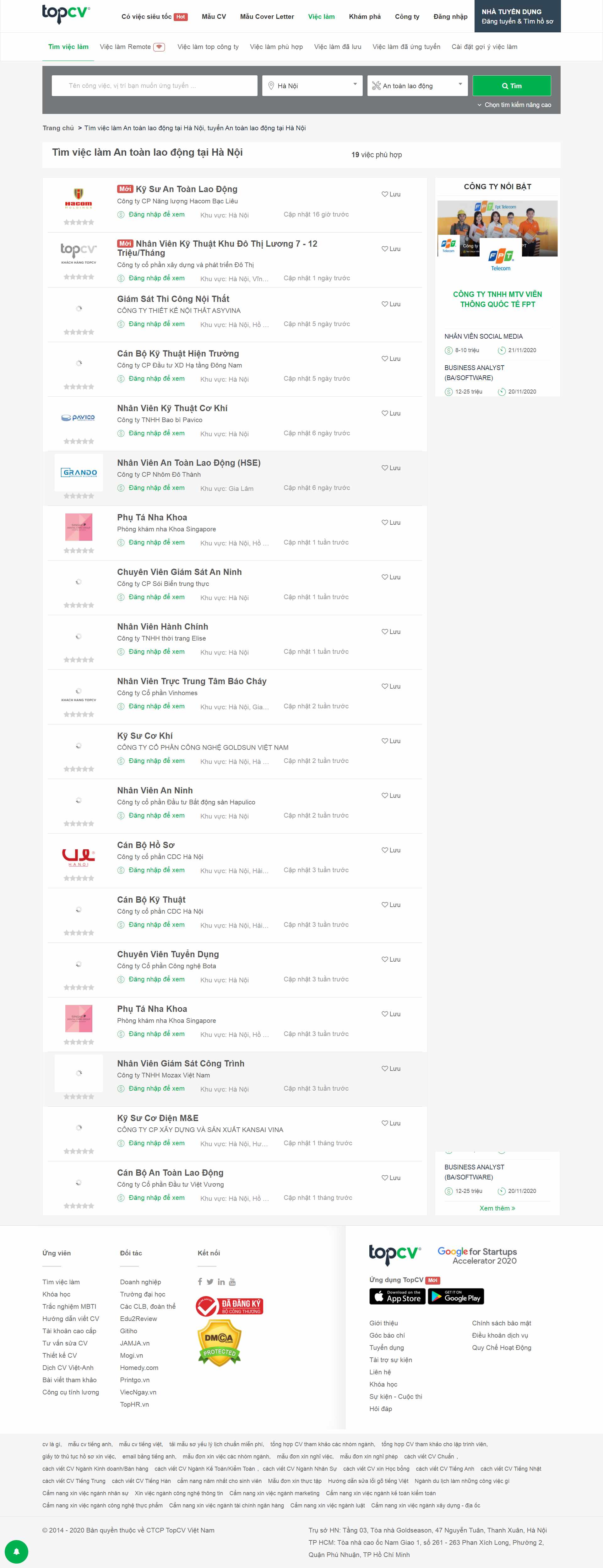 [mywork] Thiết kế Website web tìm việc nhanh - wwwtopcvvn