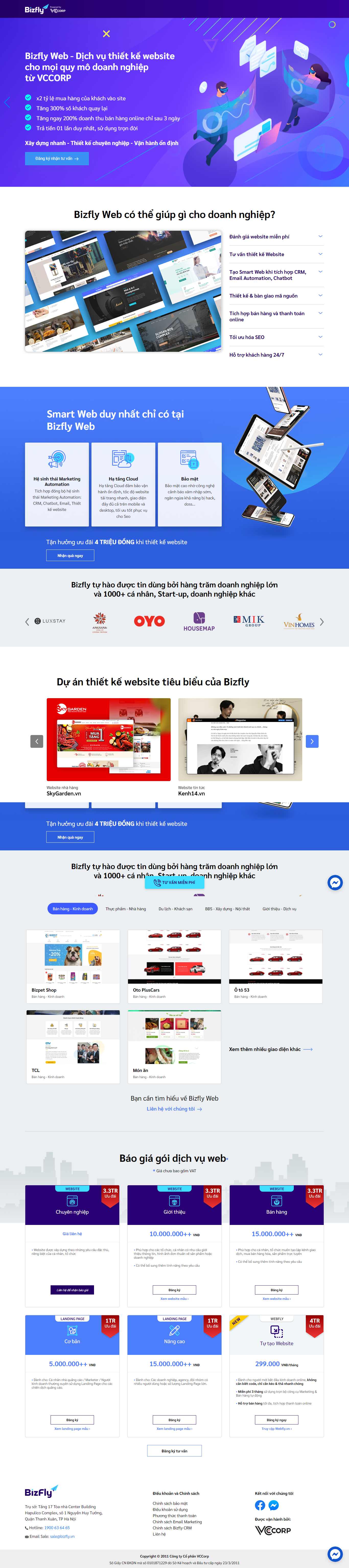 Thiết kế Website web theo yêu cầu - webtotgiarecom