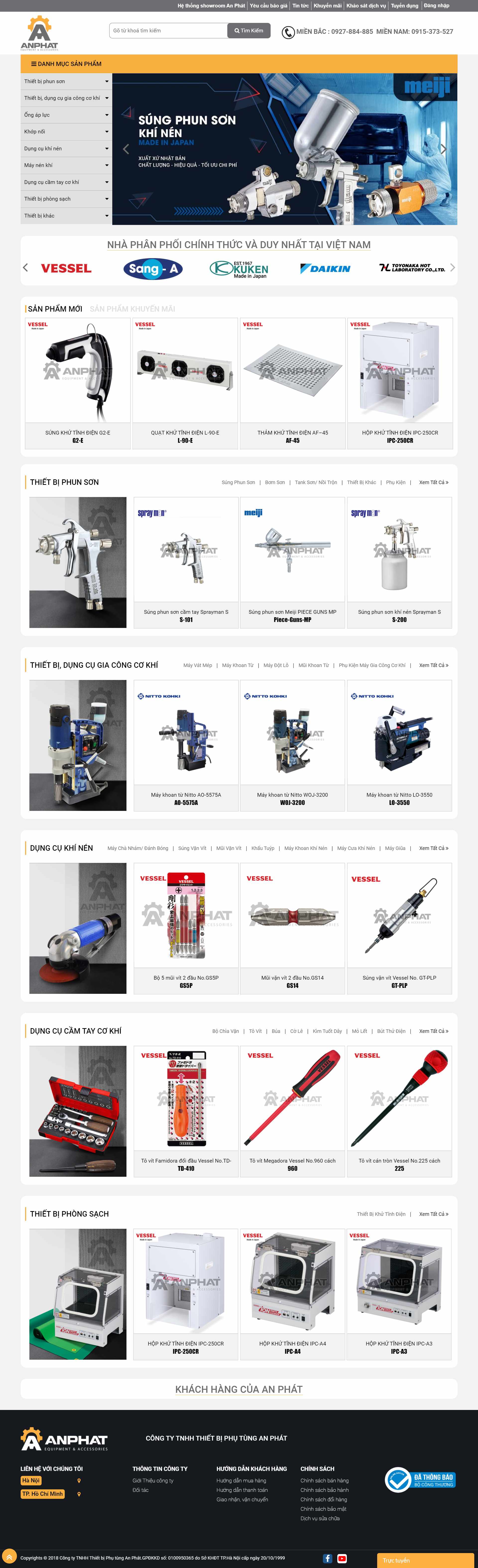 Thiết kế Website web thiết bị công nghiệp - thietbicongnghiepnet