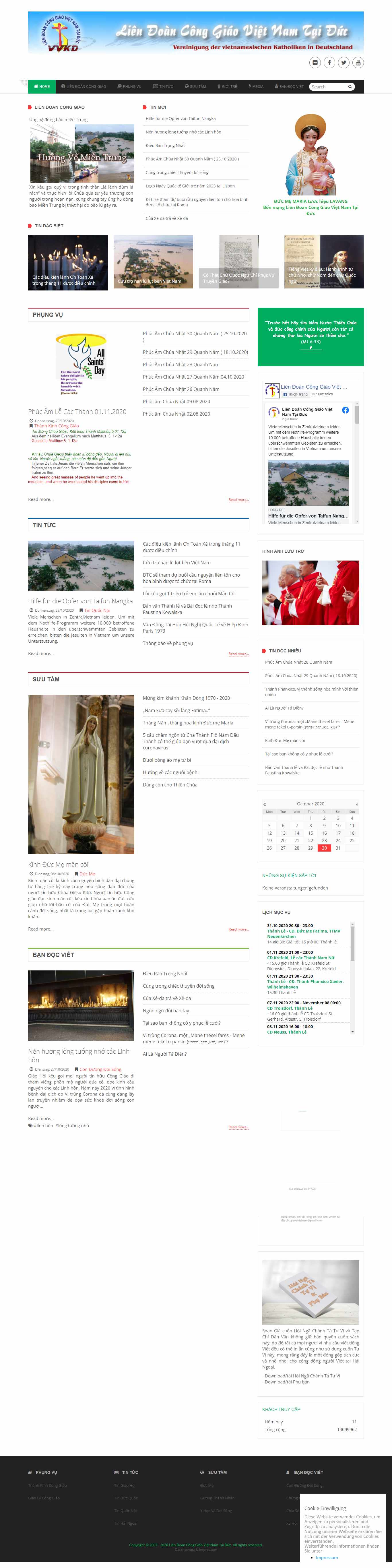 Thiết kế Website web thiên chúa giáo - ldcgde