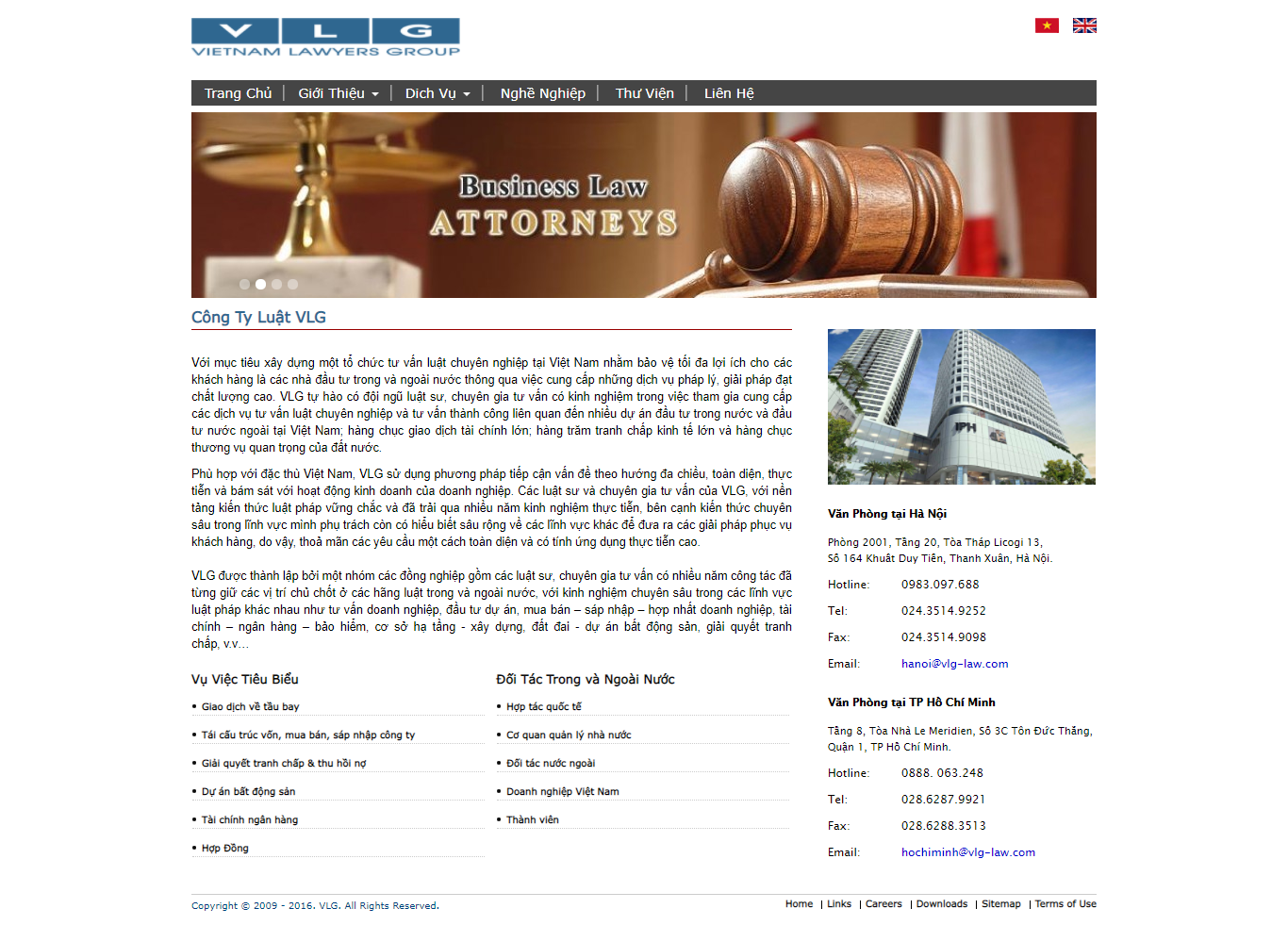 [luatduonggia] Thiết kế Website web văn phòng luật sư - vlg-lawcom