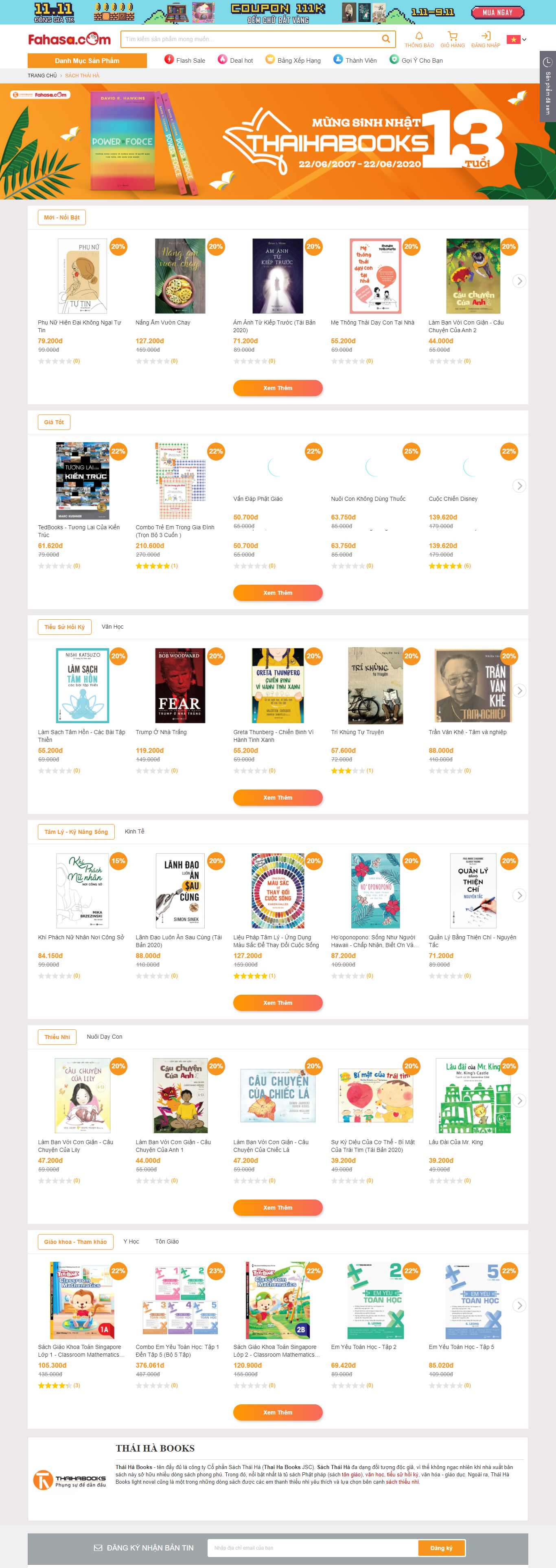 Thiết kế Website web Thái Hà - wwwfahasacom