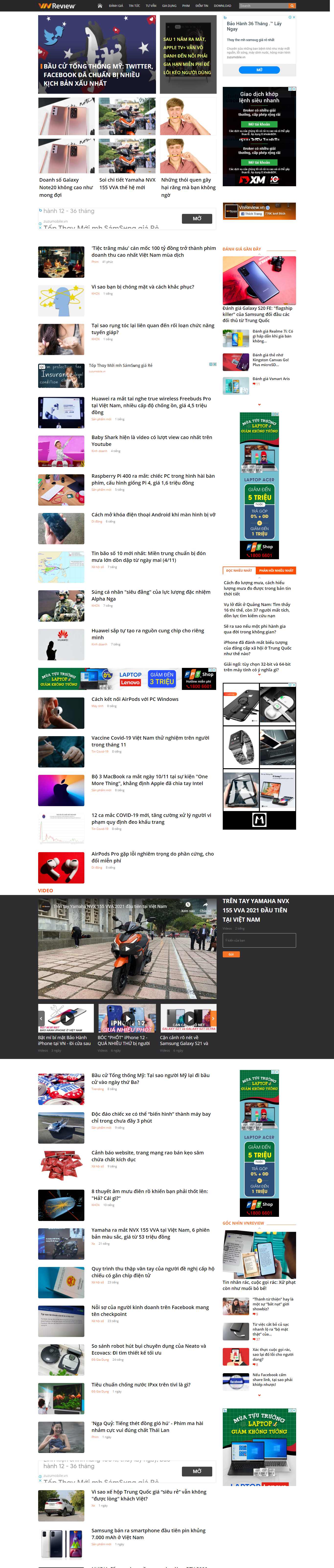 Thiết kế Website web vnreview - vnreviewvn