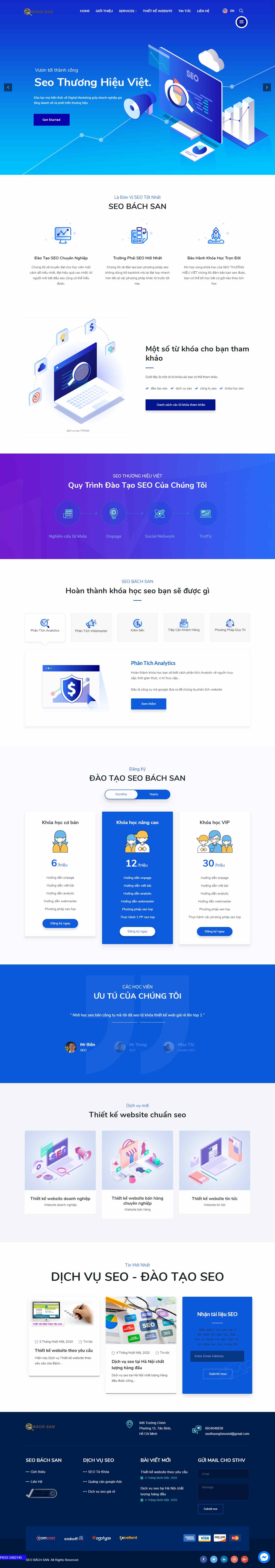 Thiết kế Website web đào tạo seo - seothuonghieuvietcom