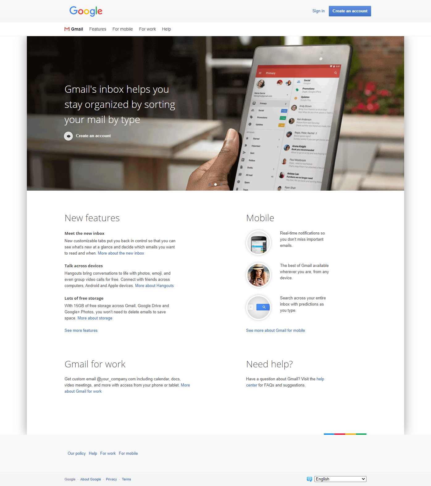 Thiết kế Website web gmail - wwwgmailcom