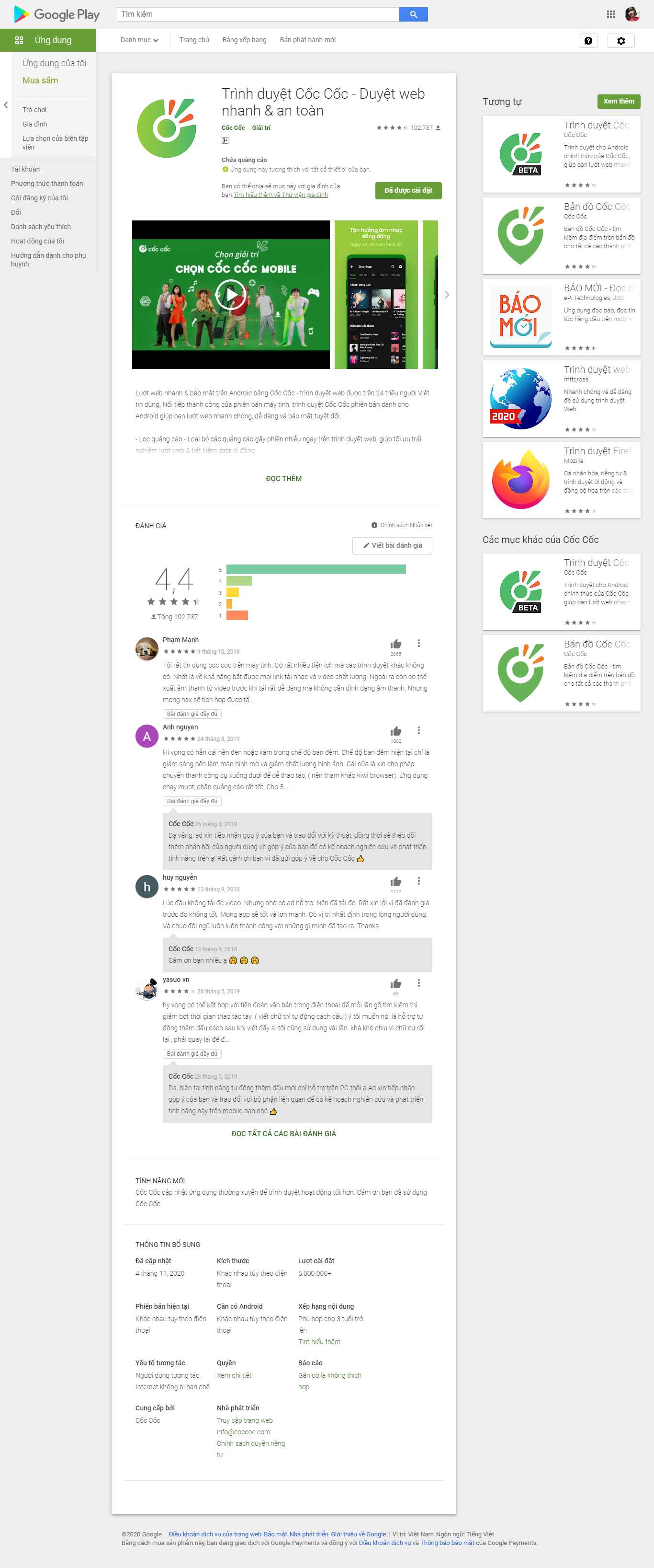 Thiết kế Website web cốc cốc - playgooglecom