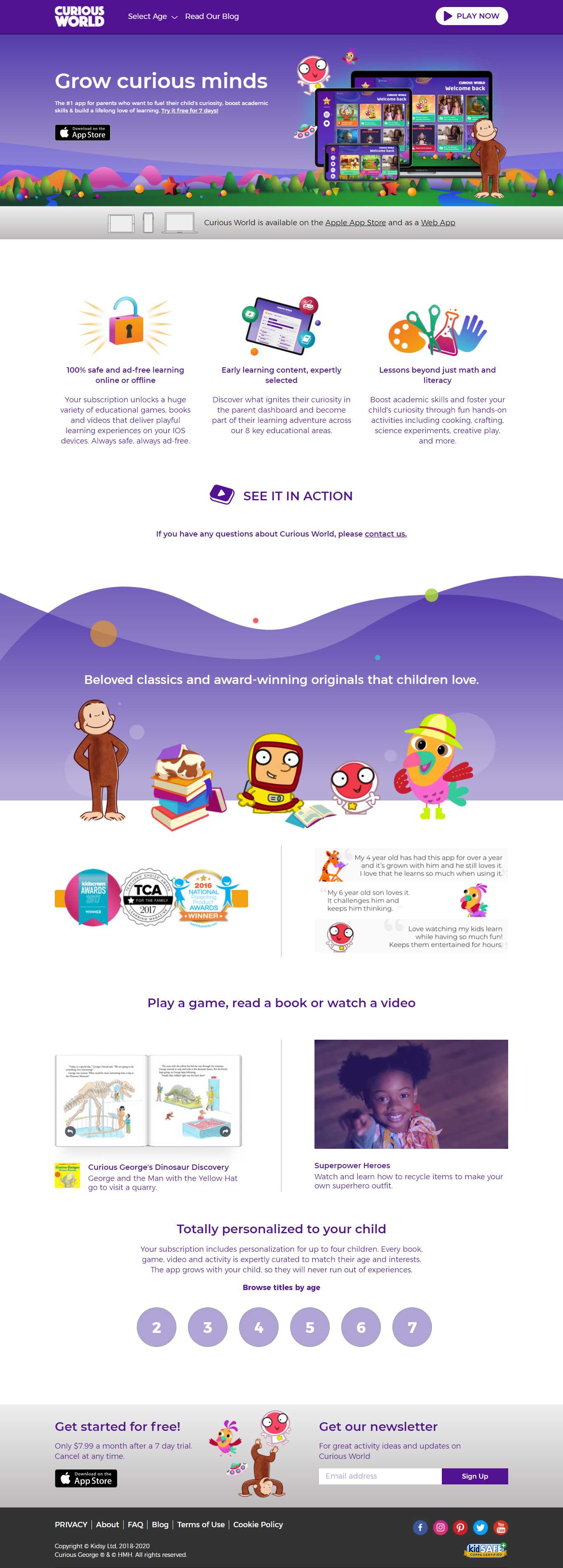 [bibomart] Thiết kế Website web trẻ thơ - wwwcuriousworldcom