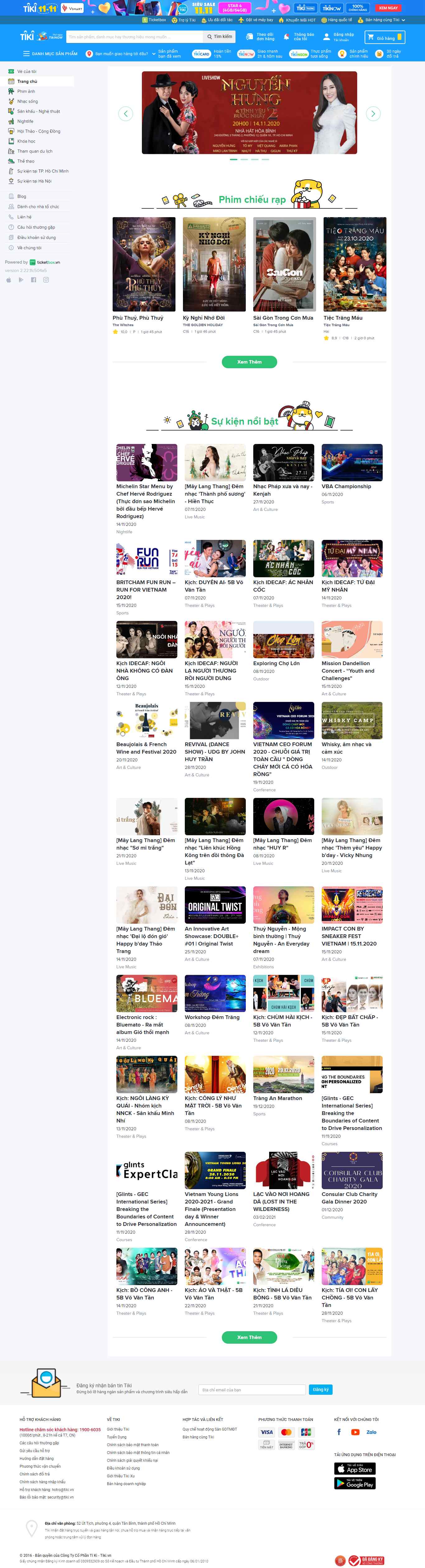 Thiết kế Website web tiki - tikivn