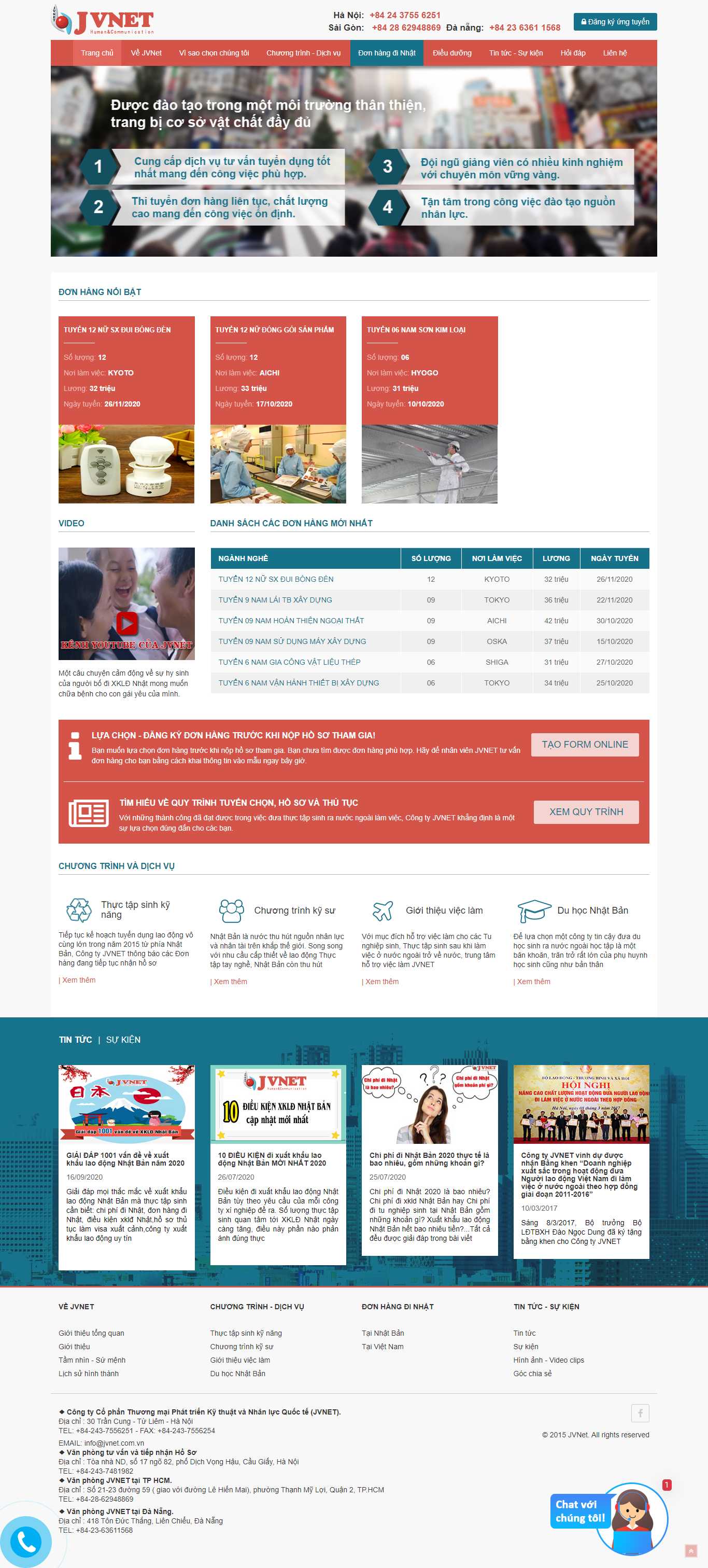Thiết kế Website web người lao động - jvnetvn