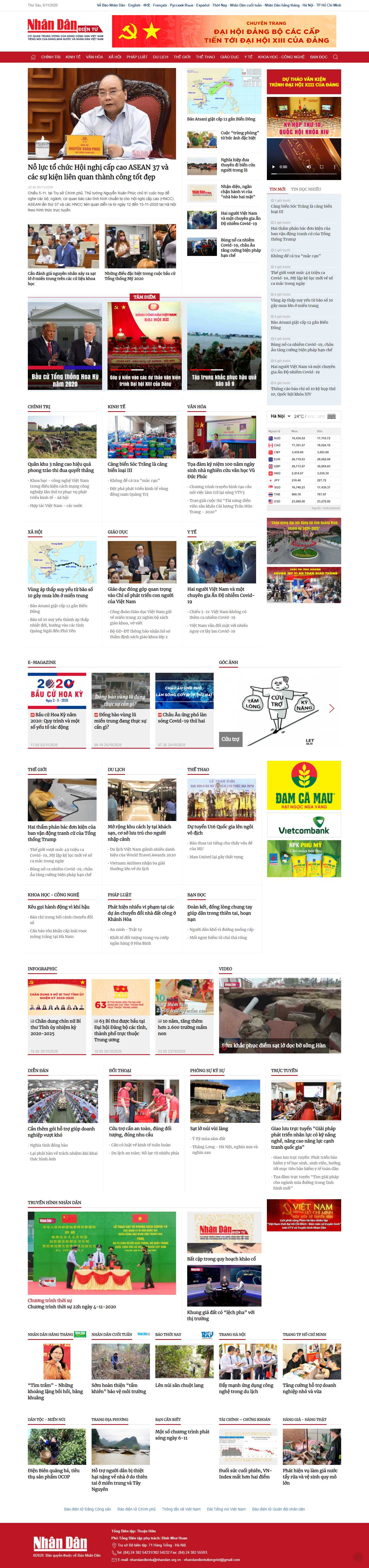 Thiết kế Website web dân trí - nhandancomvn